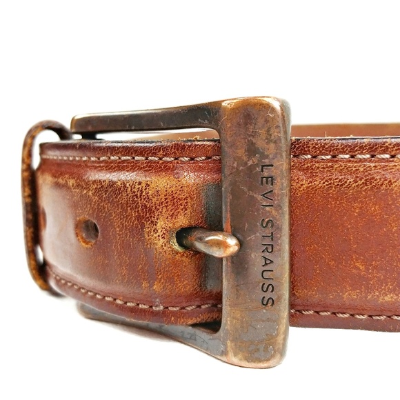 Levi's Other - Vintage Levi's Genuine Leather Belt Cowboy